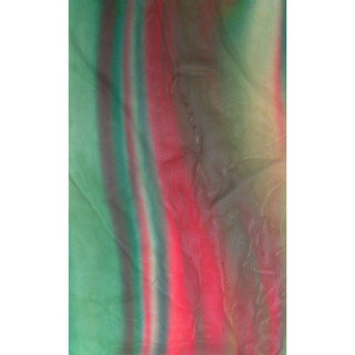 Thirty Four Vibrant Stripe Printed High Multi Chiffon