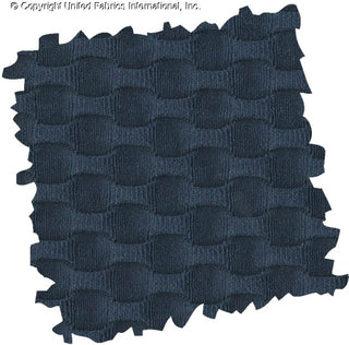 Stretch knit fabric featuring a raised honeycomb pattern with a structured, textured jacquard weave INK