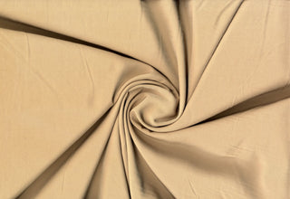 Air Flow Crinkle Seduction: Soft, textured woven polyester fabric by the yard for apparel, décor, and crafts. TAN