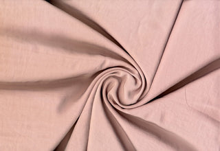 Air Flow Crinkle Seduction: Soft, textured woven polyester fabric by the yard for apparel, décor, and crafts. DUSTY ROSE