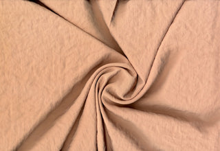 Air Flow Crinkle Seduction: Soft, textured woven polyester fabric by the yard for apparel, décor, and crafts. FRENCH MAUVE
