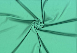 Versa Jersey fabric, 82% polyester, 18% spandex, 4-way stretch, 250 GSM, ideal for activewear and apparel. PARIS GREEN