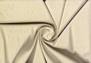 Ponte double knit 230 GSM with soft texture and 4-way stretch for structure and comfort CAPPUCCINO