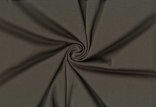 Ponte double knit 230 GSM with soft texture and 4-way stretch for structure and comfort MILITARY OLIVE