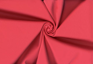 Smooth, firm double knit with four-way stretch for sleek, structured and body-hugging designs 220 GSM CORAL MIST
