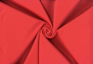 Smooth, firm double knit with four-way stretch for sleek, structured and body-hugging designs 220 GSM CORAL BLUSH