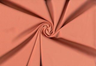 Smooth, firm double knit with four-way stretch for sleek, structured and body-hugging designs 220 GSM PEACH