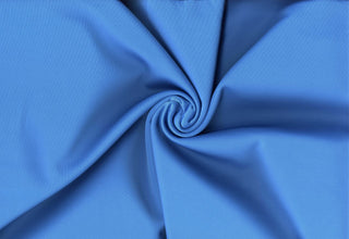 Smooth, firm double knit with four-way stretch for sleek, structured and body-hugging designs 220 GSM AQUA