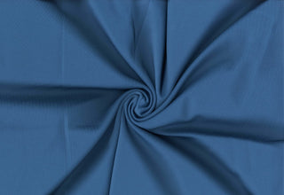 Smooth, firm double knit with four-way stretch for sleek, structured and body-hugging designs 220 GSM PEACOCK