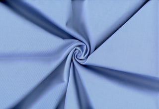 Smooth, firm double knit with four-way stretch for sleek, structured and body-hugging designs 220 GSM CHAMBRAY