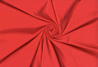 Soft rayon hacci slub stripe knit with lightweight stretch, ideal for shirts, blouses, and crafts. CORAL