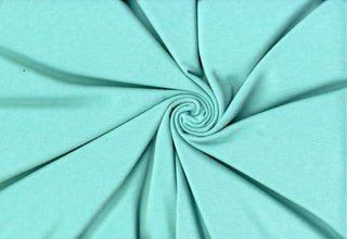 Soft rayon hacci slub stripe knit with lightweight stretch, ideal for shirts, blouses, and crafts. SPEARMINT