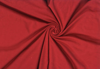 Soft rayon hacci slub stripe knit with lightweight stretch, ideal for shirts, blouses, and crafts. RUBY
