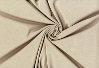 Brandy By Verdure™ Ponte – Modal-like 4-way stretch rayon knit fabric for luxe dresses, pants, and crafts. KHAKI