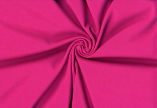 Brandy By Verdure™ Ponte – Modal-like 4-way stretch rayon knit fabric for luxe dresses, pants, and crafts. HOT PINK