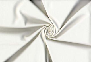 Brandy By Verdure™ Ponte – Modal-like 4-way stretch rayon knit fabric for luxe dresses, pants, and crafts. OFF WHITE