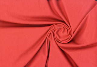Brandy By Verdure™ Ponte – Modal-like 4-way stretch rayon knit fabric for luxe dresses, pants, and crafts. RED