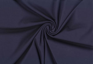 Brandy By Verdure™ Ponte – Modal-like 4-way stretch rayon knit fabric for luxe dresses, pants, and crafts. NAVY