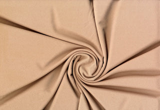 Vibe Scuba Crepe Knit – Four-way stretch fabric with bounce and drape, ideal for fashion and DIY. TAUPE