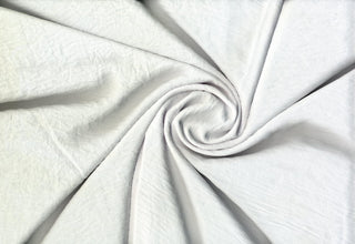 Lightweight woven fabric featuring a soft, textured surface with an airy, flowing, elegant drape WHITE (OPTICAL)