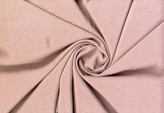 Lightweight woven fabric featuring a soft, textured surface with an airy, flowing, elegant drape ROSE WOOD