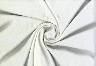 Lightweight woven fabric featuring a soft, textured surface with an airy, flowing, elegant drape OFF WHITE