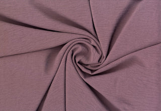Lightweight woven fabric featuring a soft, textured surface with an airy, flowing, elegant drape VINTAGE MAUVE