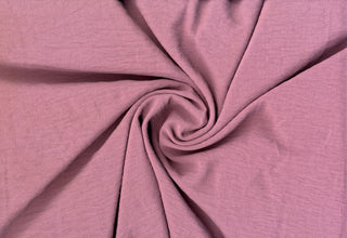Lightweight woven fabric featuring a soft, textured surface with an airy, flowing, elegant drape GARDEN PLUM