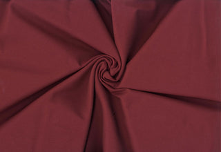 Fine twill pattern with warp stretch for flexibility and shape; perfect for dresses, trousers, and blazers WINE
