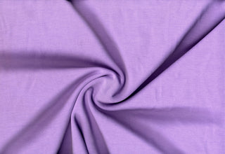Modal-inspired soft double knit with a fine, smooth surface and subtle brushed  finish, ideal for apparel. LILAC