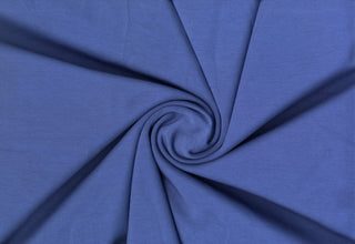 Modal-inspired soft double knit with a fine, smooth surface and subtle brushed  finish, ideal for apparel. INK