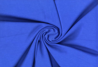 Modal-inspired soft double knit with a fine, smooth surface and subtle brushed  finish, ideal for apparel. ROYAL