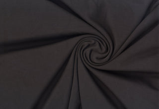 Modal-inspired soft double knit with a fine, smooth surface and subtle brushed  finish, ideal for apparel. BLACK