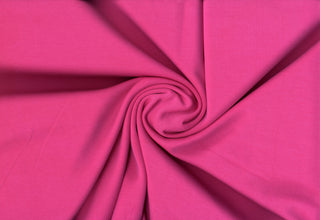 Modal-inspired soft double knit with a fine, smooth surface and subtle brushed  finish, ideal for apparel. ULTRA HOT PINK