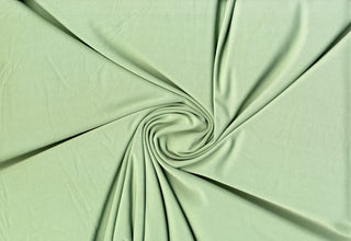 Elastic, airy Jersey knit texture perfect for crafting fitted garments, sportswear, and flowing dresses SAGE