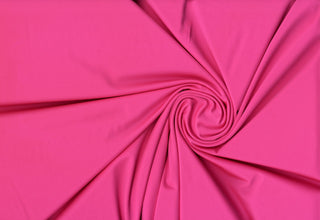 Elastic, airy Jersey knit texture perfect for crafting fitted garments, sportswear, and flowing dresses ULTRA HOT PINK