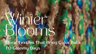 Winter Blooms: Floral Textiles That Bring Color Back to Gloomy Days