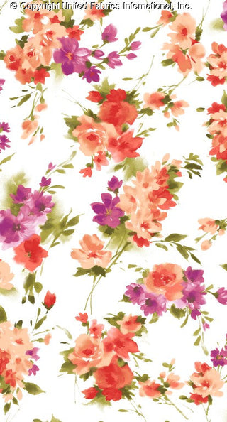 Whimsical Floral Jobeth Yoryu Chiffon – Perfect for Fashion & Crafting