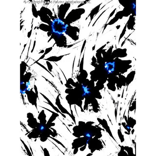 Refrain Monochrome Floral Printed High Multi Chiffon