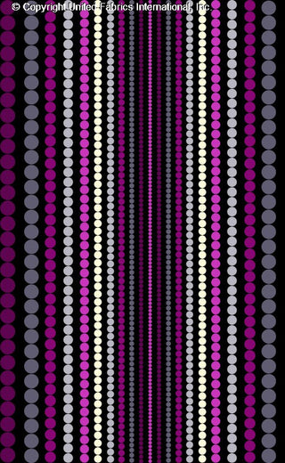 Vibrant Dot Stripes in Ginnie Yoryu Chiffon – Ideal for Unique Fashion & Sewing