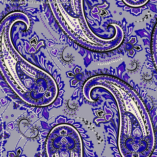 AGNES Yoryu Chiffon - Timeless Elegance in Paisley Patterns