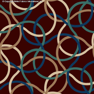 Entwined Pattern in Deena Yoryu Chiffon – Ideal for Chic Fashion & Home Décor