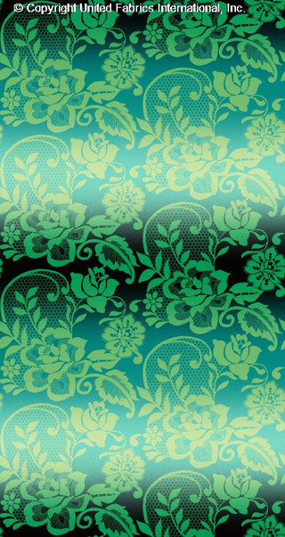 Mystical Twilight - Lace at Dawn Yoryu Chiffon with Enchanting Floral Motifs