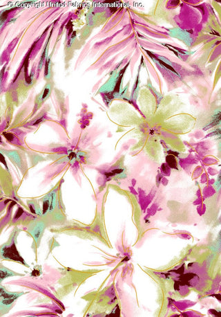 Rose Citron Printed High Multi Chiffon