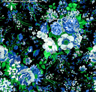 Enchanting Floral Milla Yoryu Chiffon – Ideal for Chic Fashion & Crafting Designs