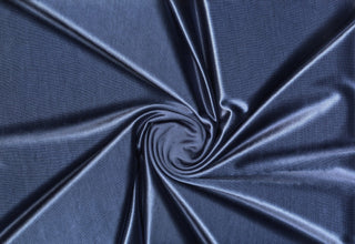 Satin Royal Fabric by the Yard, Stretch, Shiny, Prom Dress, Bridal Wear, Sewing Fabric