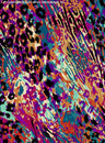 TEAL/FUCHSIA/ORANGE