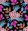 BLACK/PINK/TURQ
