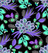 BLACK/PURPLE/BLUE