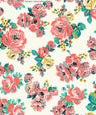 IVORY/CORAL/BLUE